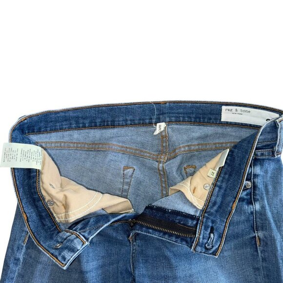 Rag & Bone Dre Capri Distressed Raw Hem Womens Jeans Size 27 - Picture 6 of 7